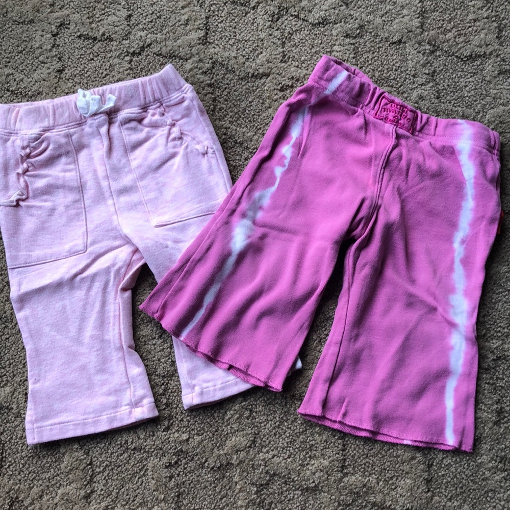 Pair of cotton baby pants. Mango/Gap 6mo